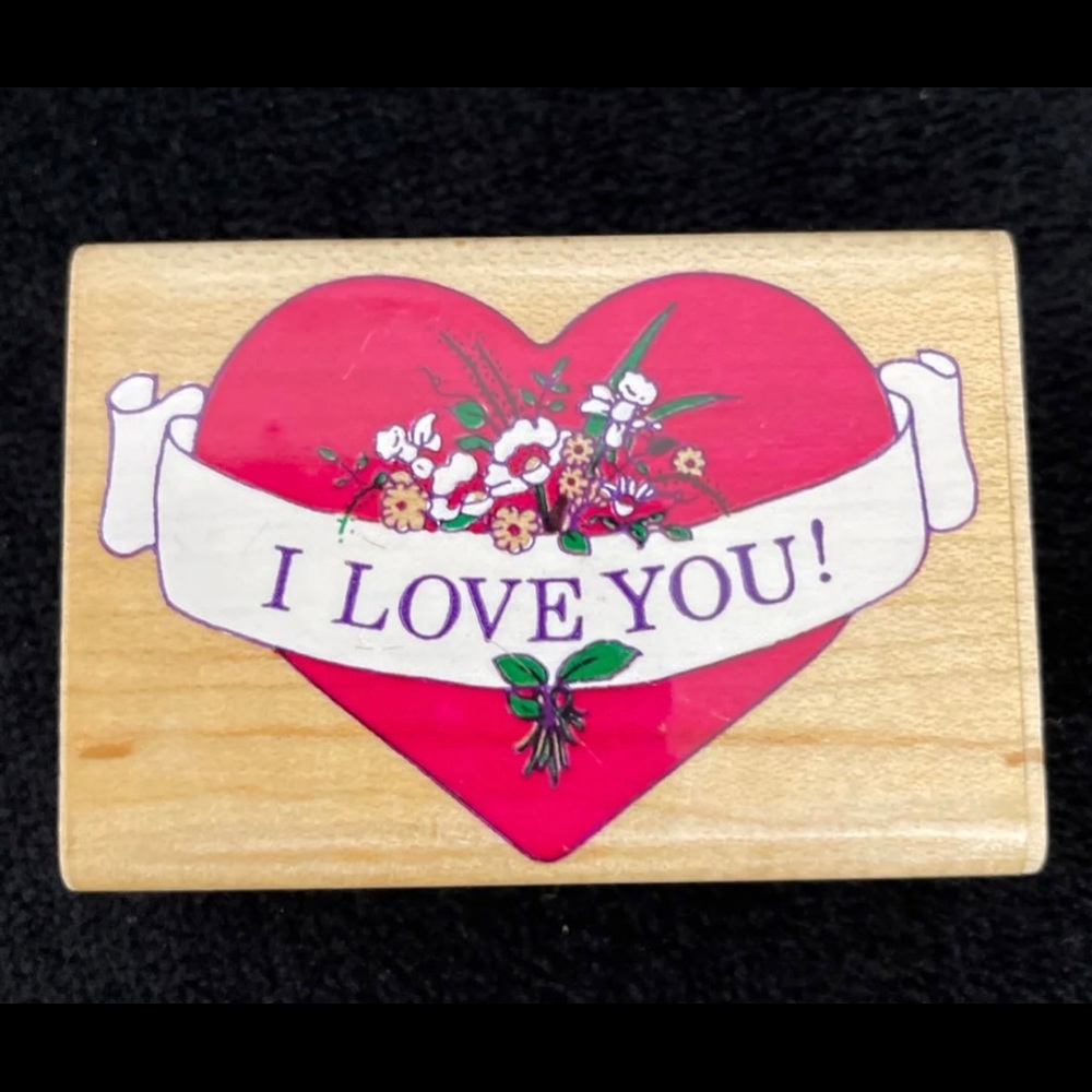 Rubber Stamps (Hearts, Balloons & Kitty) - Picture 3 of 7